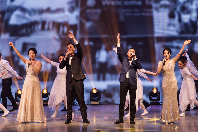 歡欣鼓舞迎新春，滿懷豪情攀高峰 | 聯(lián)橋集團(tuán)2020迎新春聯(lián)歡晚會激情開演(圖25)